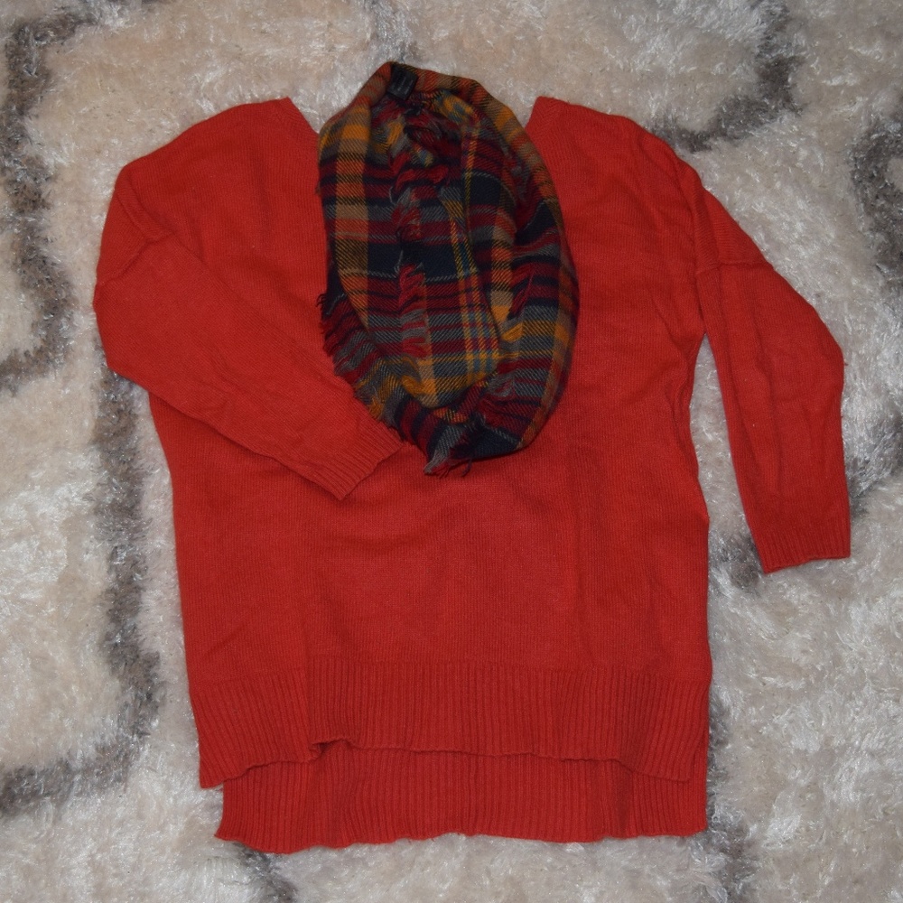 H&M L.O.G.G. Red Sweater